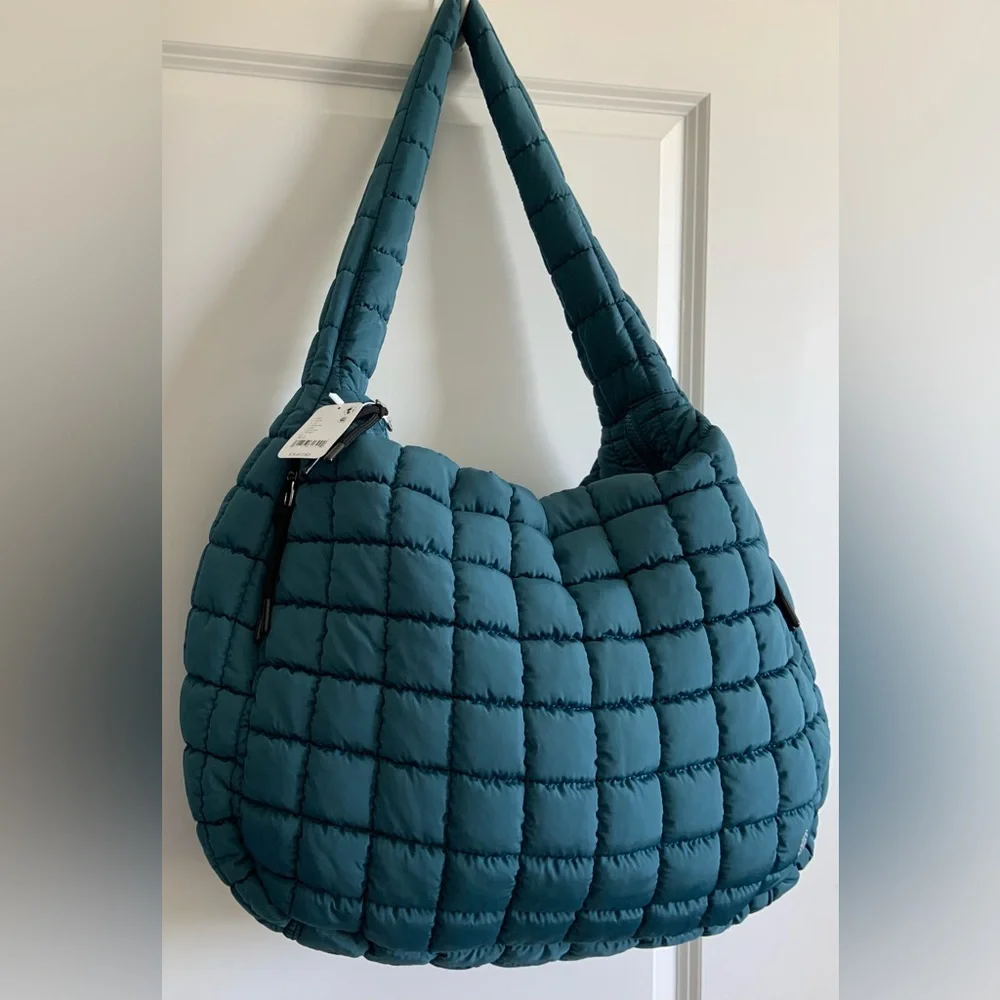 Free People Movement ~ Quilted Carryall Bag/Purse * NWT * - Picture 7 of 12